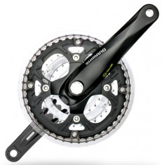 Angrenaj Pedalier Shimano MTB, 48X36X26T, Brat 175MM, Pentru 9 Viteze Pe Spate, PB Cod:AFCM4438E866DL foto