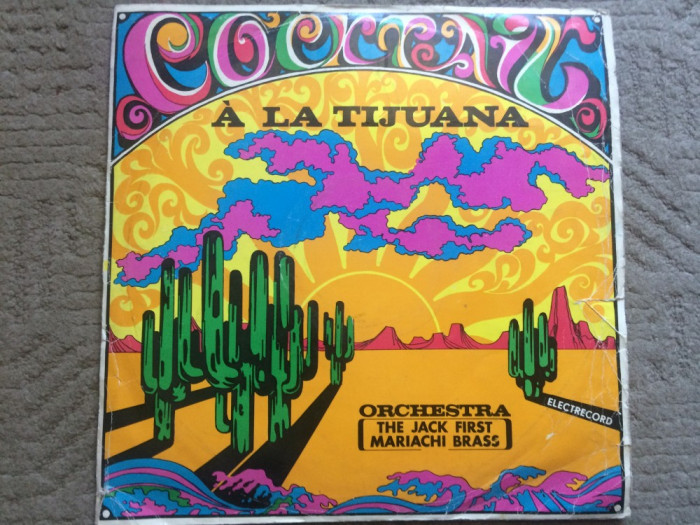 Jack First Mariachi Brass Cocktail a La Tijuana disc vinyl lp muzica pop latin