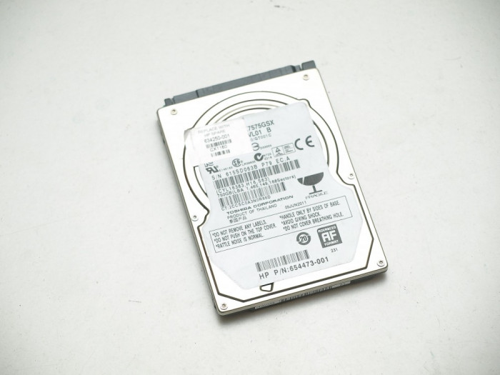Hard disk laptop -Toshiba 750 GB - stare buna.