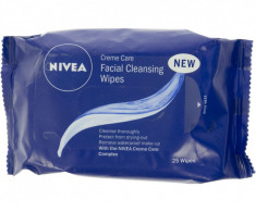 NIVEA SERVETELE UMEDE DEMACHIANTE CREME CARE 25BUC foto