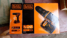 masina de gaurit si insurubat Black&amp;amp;Decker si fierastrau sabie Parkside foto