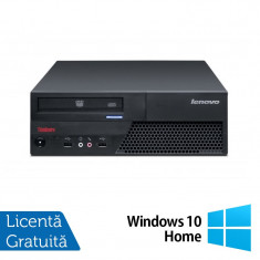 Calculator LENOVO ThinkCentre M58p SFF, Intel Core 2 Duo E8400 3.0 GHz, 4 GB DDR3, 250GB SATA, DVD-RW + Windows 10 Home foto