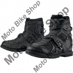 MBS Ghete moto Icon Field Armor 2, negru, 43, Cod Produs: 34030564PE foto