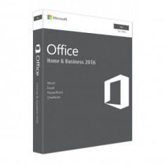 Licenta retail Microsoft Office Mac Home and Business 2016 English Medialess foto