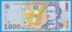 (2) BANCNOTA ROMANIA - 1.000 LEI 1998, AUNC, PORTRET MIHAI EMINESCU foto