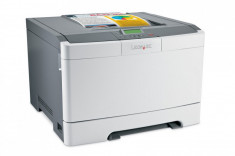 Imprimanta LEXMARK C543DN, 21 PPM, Duplex, Retea, USB, 1200 x 1200, Laser, Color, A4 foto
