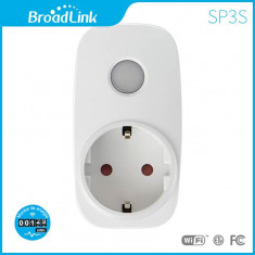 Priza inteligenta programabila BroadLink SP3S Wi-Fi cu monitor energie &amp;amp;#8211; model 2018 foto