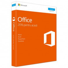 Licenta retail Microsoft Office 2016 Home and Student 32-bit/x64 32- bit/x64 Romanian, Medialess foto