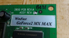 geforce 2 mx max winfast placa video 512 mb foto