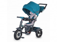 Tricicleta copii Coccolle Giro Plus multifunctionala, albastru foto