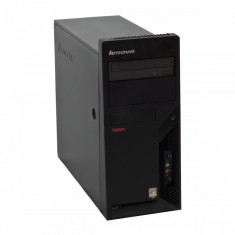 Lenovo ThinkCentre M58E Intel C2D E8400 3.00 GHz 4 GB DDR 2 250 GB HDD DVD-ROM Tower foto