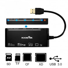 Card Reader Flash Multi Memory 8 slots All in 1 USB 3.0 Micro SD/TF /SD/CF/MS/XD foto