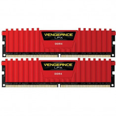 Memorie Corsair Vengeance LPX Red 32GB DDR4 3200 MHz CL16 Dual Channel Kit foto