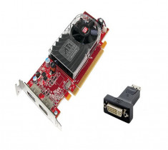 Placa video PCI-E ATI Radeon HD 3470, 256 MB, 2x DisplayPort, Low profile design + Adaptor 4WORLD DisplayPort [M] &amp;gt; DVI-I [F] (24+5) foto