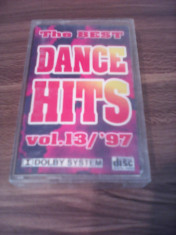 CASETA AUDIO THE BEST DANCE HITS 13/97 foto