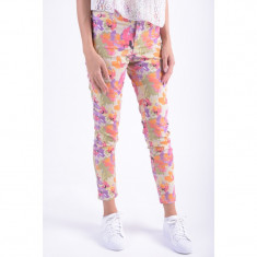 Pantaloni Lungi Bumbac Vero Moda Arlie Wonder Ancle Portocaliu foto