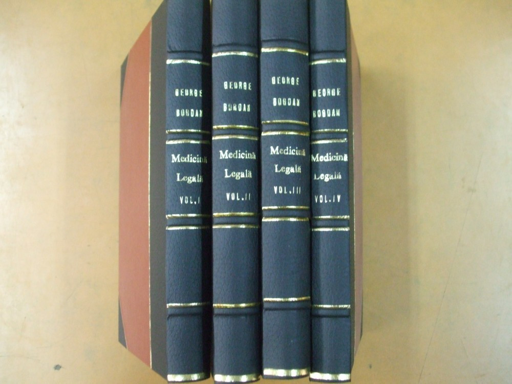 George Bogdan Medicina legala 4 volume Bucuresti 1921 - Iasi 1925 041 |  Okazii.ro