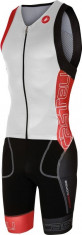 Costum de triatlon Castelli Free T Sanremo, Negru/Alb/Rosu, XXL foto