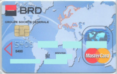 card bancar Mastercard BRD foto
