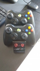 SET CONTROLLERE: Gamepad Microsoft Xbox 360 Wireless/USB Controller foto