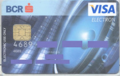 card bancar Visa BCR foto