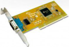 Port serial 9 pini, high profile, conexiune PCI foto