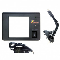 Kit Incarcare Solara+iluminare cu Panou Fotovoltaic, Bec LED+ USB, cod:10100632 foto