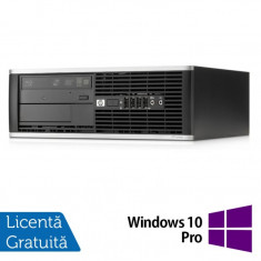 Calculator HP 8000 Elite Desktop, Intel Core 2 Duo E7500, 2.93GHz, 4GB DDR3, 160GB SATA, DVD-RW + Windows 10 Pro foto