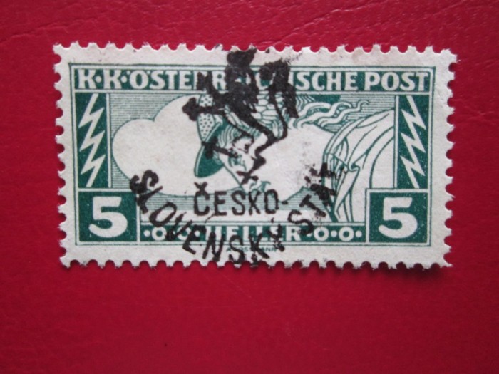 CEHOSLOVACIA AUSTRIA SERIE NEUZATA