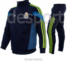 Trening toamna - iarna REAL MADRID - Bluza si pantaloni conici - Modele noi 1097 foto