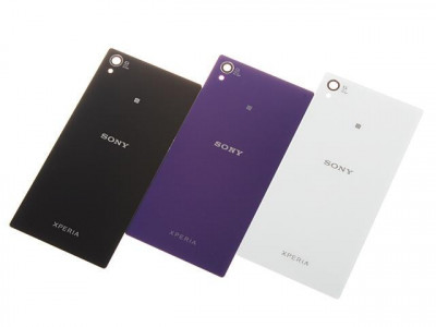 Capac Sony Xperia Z Ultra nou original cu adeziv alb sau negru foto