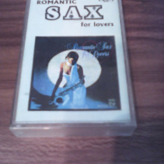 CASETA AUDIO ROMANTIC SAX FOR LOVERS ORIGINALA