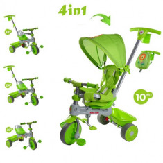 Tricicleta Baby Trike 4 in 1 Lion Green foto