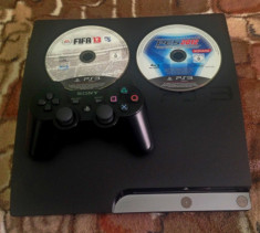 PlayStation 3 Slim CECH 3004, un joc original, accesorii, stare impecabila !!! foto