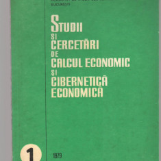 (C7683) STUDII SI CERCETARI DE CALCUL ECONOMIC SI CIBERNETICA ECONOMICA, nr.1-79