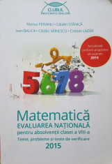 Clubul Matematicienilor - MATEMATICA EVALUAREA NATIONALA Perianu, Stanica foto