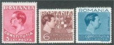 1938 Romania,LP 124-Constitutia-MNH foto