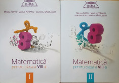 MATEMATICA PENTRU CLASA A VIII-A - CLUBUL MATEMATICIENILOR (2 volume) - Fianu foto