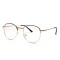 Ochelari lentila transparenta protectie model retro gold