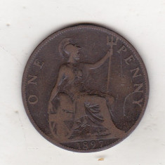 bnk mnd Marea Britanie Anglia 1 penny 1897