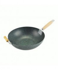 Wok non-stick 32cm Iron Line verde foto