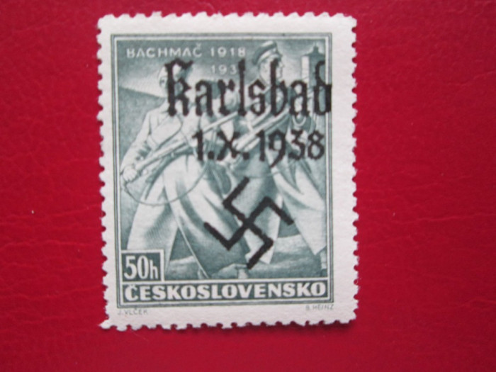 GERMANIA KARLSBAS 1938=SERIE=MNH