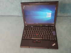 LAptop Lenovo X200s Core2Duo 1.9 2CPU - RAM 4Gb - HDD 250Gb - Baterie 2-3 ore foto