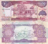 Bancnota Somaliland 1000 Shilings 2015 UNC, Africa
