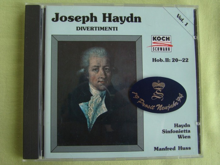 JOSEPH HAYDN - Divertimenti Vol. 1 - C D Original Germany DDD