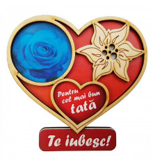 Magnet inimioara pentru cel mai bun tata Elegant Collection foto