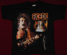 Tricou AC/DC - Hells Bells cu Angus,tricouri formatii rock foto