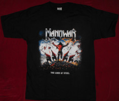 Tricou Manowar - Lord of steel ,tricouri formatii rock foto