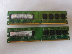 Memorie 1Gb DDR2 Hynix HYMP512U64CP8-Y5 667MHz - poze reale foto