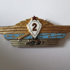 Insigna militara sovietica/URSS-Ofiter specialist clasa 2 blindate din anii 60